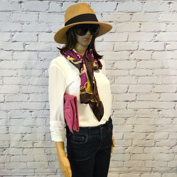 BETSEY JOHNSON - Vintage pink/purple front bow clutch bag with sparkle detail - Picture 6 of 8